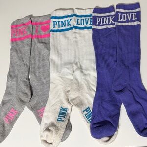 PINK Victoria’s Secret Crew Socks